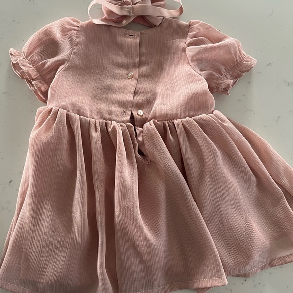 Dress with head-bow 4-6 months - Picture 3 of 3